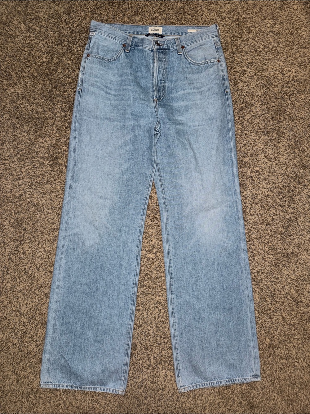 Citizens of Humanity Annina High Rise Wide Leg Jeans Tularosa Wash Size 29 EUC - Picture 16 of 16